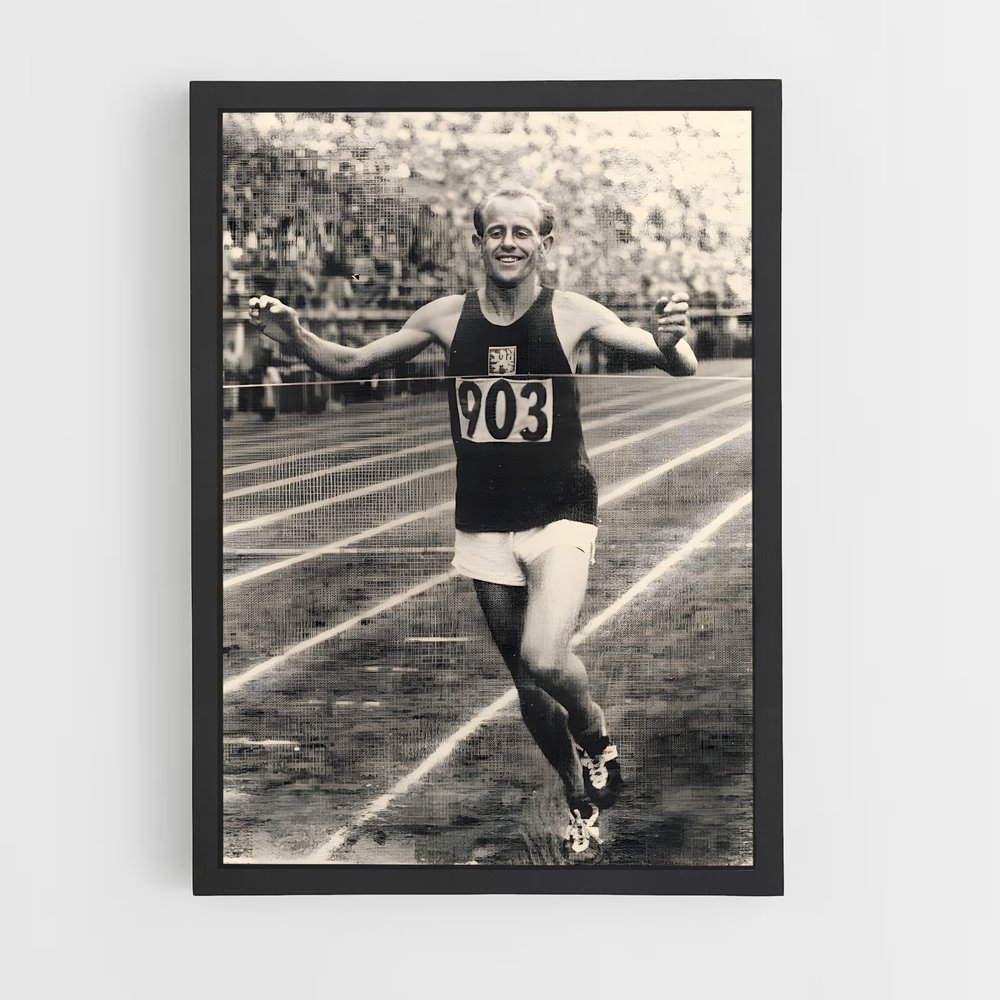 Poster L'Olympien Étoilé – affiche Athlétisme (vue 2)